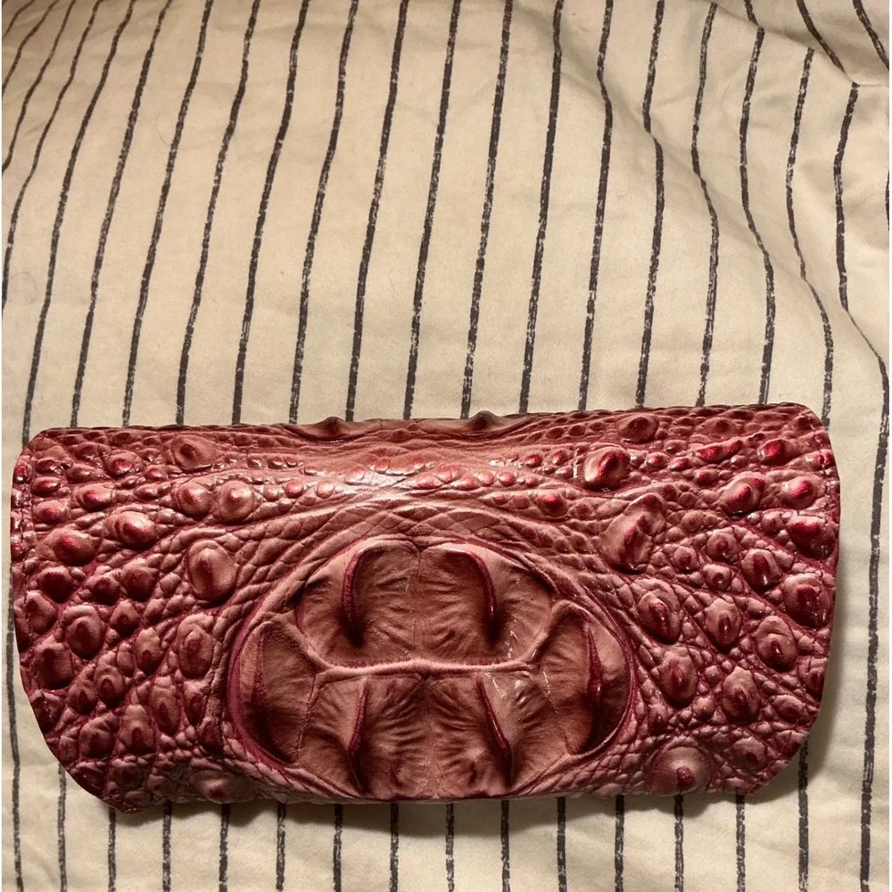 BRAHMIN ROSE MELBOURNE‎ EMBOSSED EYEGLASS CASE